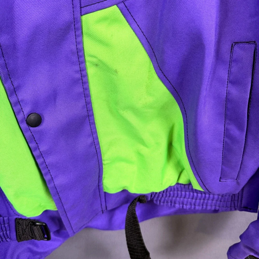 VTG Joe Rocket Ballistic Meteor Motorcycle Jacket Mens L Retro Biker The Joker